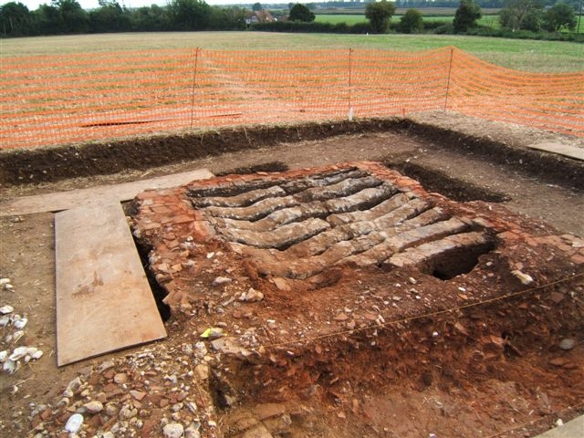 Binsted has a wealth of archaeology such as this 14th century tile kiln which could be destroyed by the Arundel Bypass Option B